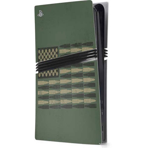 Bullet American Flag PS5 Pro Console Skin