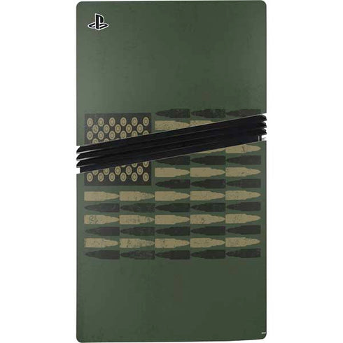 Bullet American Flag PS5 Pro Console Skin