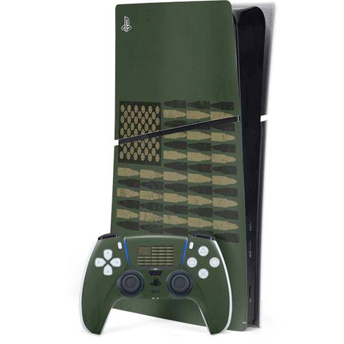Bullet American Flag PlayStation PS5 Skins
