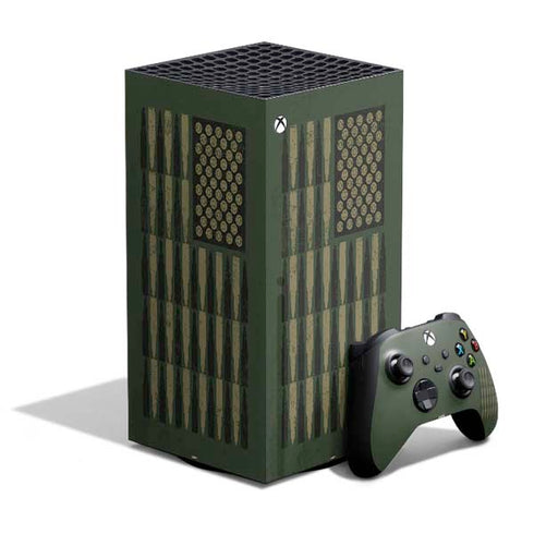 Bullet American Flag XBox Series X Digital Edition Bundle Skin