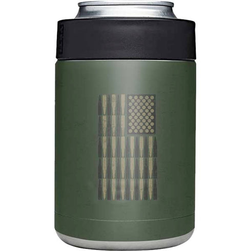Bullet American Flag Yeti Colster Can Insulator Skin