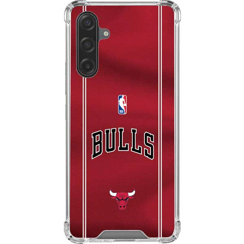 NBA Chicago Bulls Jersey Galaxy A17 Clear Case
