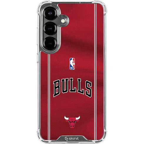 NBA Chicago Bulls Jersey Galaxy S26 Clear Case