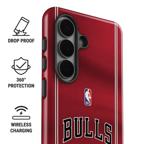 NBA Chicago Bulls Jersey Galaxy S26 Impact Case
