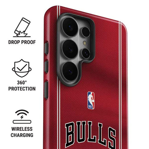 NBA Chicago Bulls Jersey Galaxy S26 Ultra Impact Case
