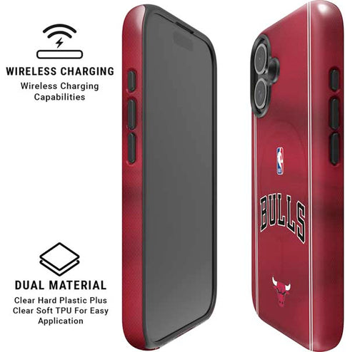 NBA Chicago Bulls Jersey iPhone 16 Magsafe Impact Case