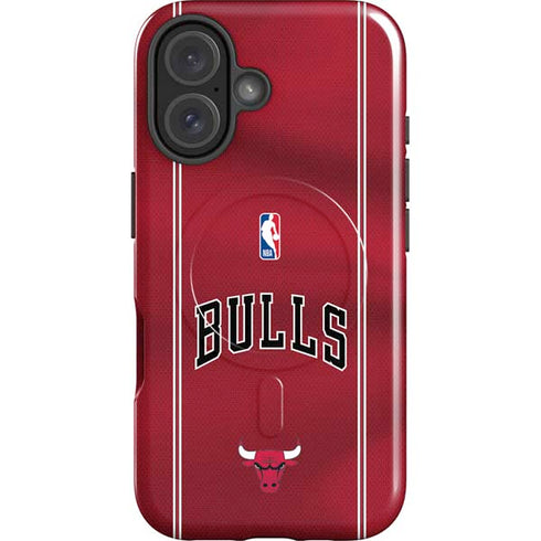 NBA Chicago Bulls Jersey iPhone 16 Plus Magsafe Impact Case