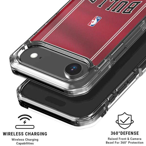 NBA Chicago Bulls Jersey iPhone 17 Air Clear Case