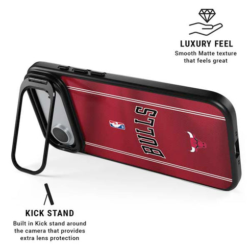 NBA Chicago Bulls Jersey iPhone 17 Air Kickstand Case