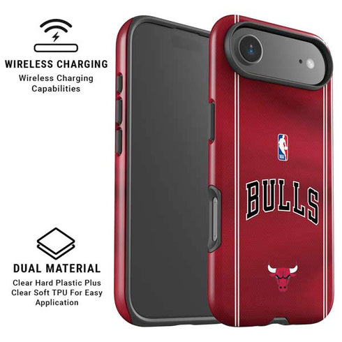 NBA Chicago Bulls Jersey iPhone 17 Air Magsafe Impact Case