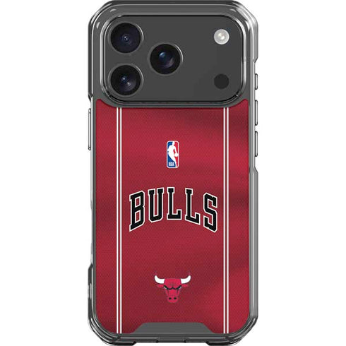 NBA Chicago Bulls Jersey iPhone 17 Pro Clear Case