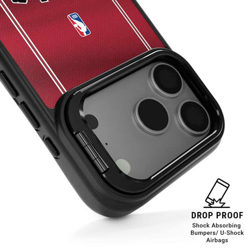 NBA Chicago Bulls Jersey iPhone 17 Pro Kickstand Case