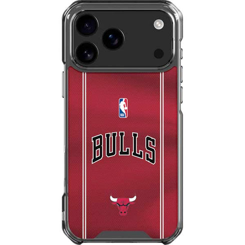 NBA Chicago Bulls Jersey iPhone 17 Pro Max Clear Case