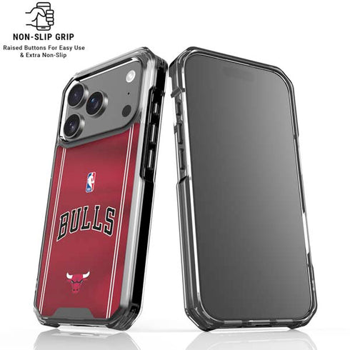 NBA Chicago Bulls Jersey iPhone 17 Pro Max Clear Case