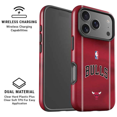 NBA Chicago Bulls Jersey iPhone 17 Pro Max Magsafe Impact Case