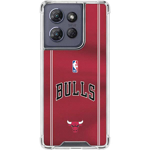 NBA Chicago Bulls Jersey Moto G Stylus 5G (2025) Clear Case
