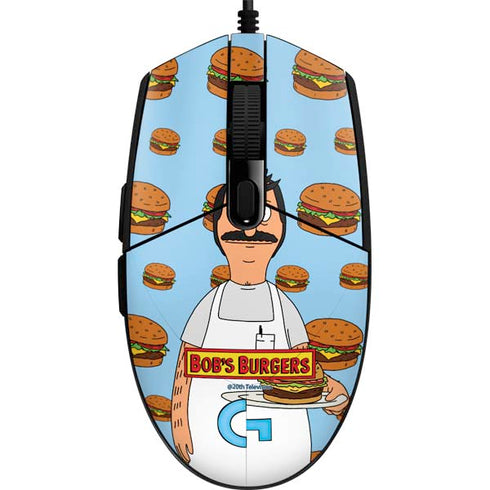 Bobs Burgers Burger of the Day G203 Prodigy RGB Wired Gaming Mouse Skin