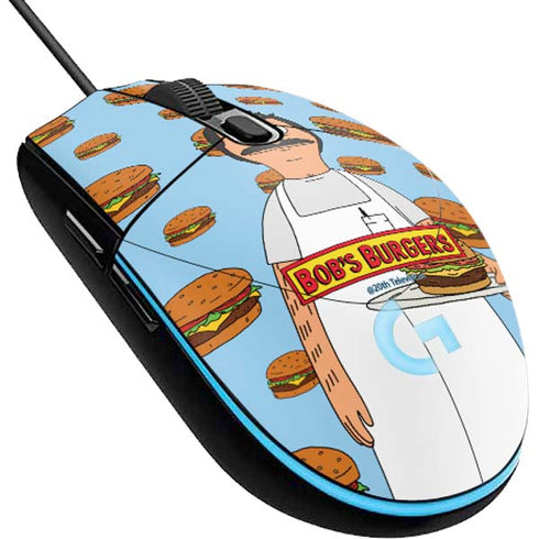 Bobs Burgers Burger of the Day G203 Prodigy RGB Wired Gaming Mouse Skin