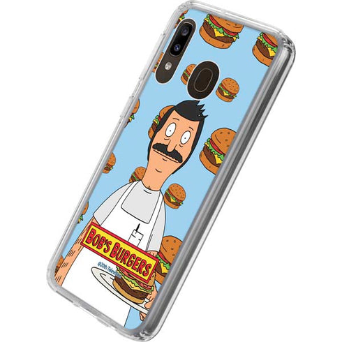 Bobs Burgers Burger of the Day Galaxy A20 Clear Case
