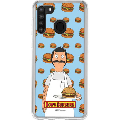Bobs Burgers Burger of the Day Galaxy A21 Clear Case