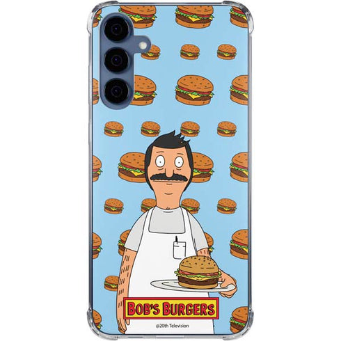 Bobs Burgers Burger of the Day Galaxy A55 5G Clear Case
