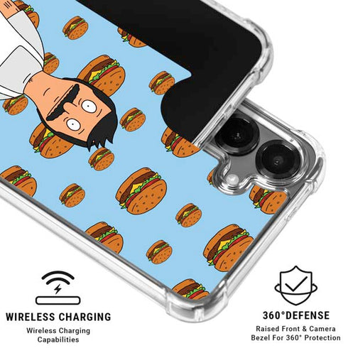 Bobs Burgers Burger of the Day Galaxy S26 Clear Case
