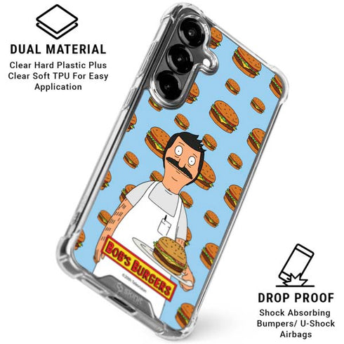Bobs Burgers Burger of the Day Galaxy S26 Clear Case