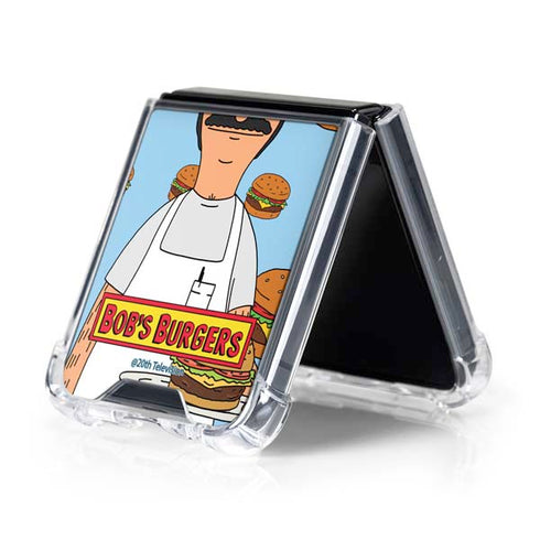 Bobs Burgers Burger of the Day Galaxy Z Flip5 5G Clear Case