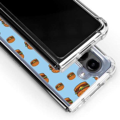 Bobs Burgers Burger of the Day Galaxy Z Fold5 5G Clear Case