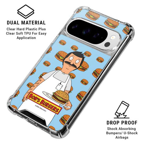 Bobs Burgers Burger of the Day Google Pixel 10 Pro XL Clear Case