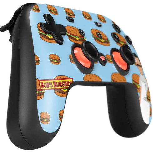 Bobs Burgers Burger of the Day Google Stadia Controller Skin