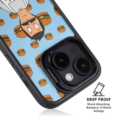 Bobs Burgers Burger of the Day iPhone 15 Plus Kickstand Case