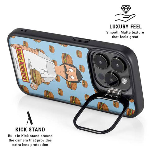 Bobs Burgers Burger of the Day iPhone 15 Pro Kickstand Case