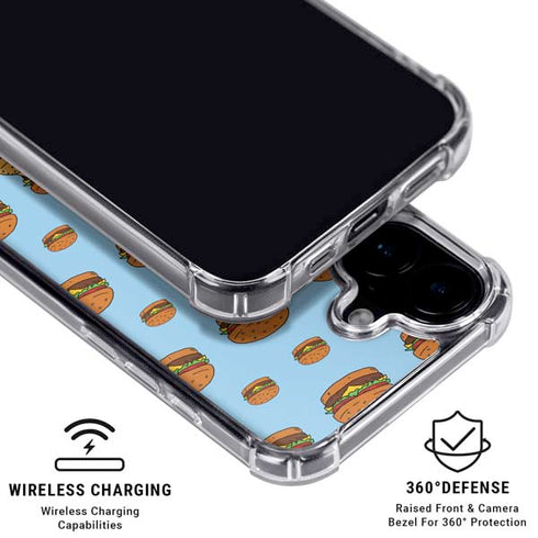 Bobs Burgers Burger of the Day iPhone 16 Clear Case