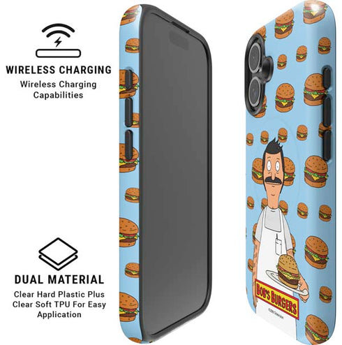 Bobs Burgers Burger of the Day iPhone 16 Plus Magsafe Impact Case