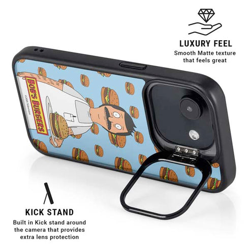 Bobs Burgers Burger of the Day iPhone 16e Kickstand Case