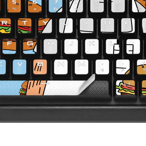 Bobs Burgers Burger of the Day K95 RGB PLATINUM Mechanical Gaming Keyboard Skin