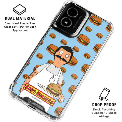 Bobs Burgers Burger of the Day Moto G Power 5G (2024) Clear Case