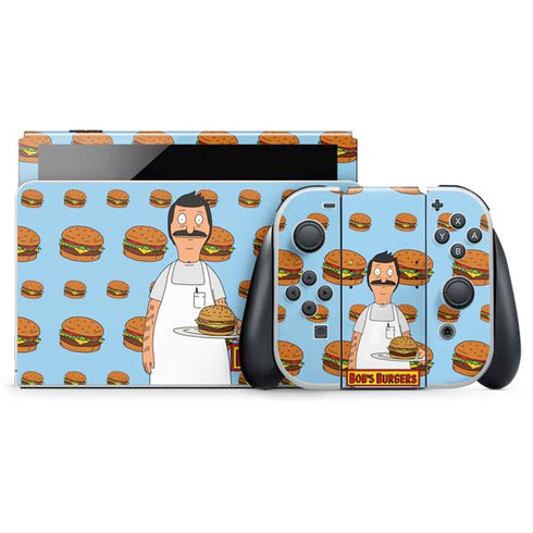 Bobs Burgers Burger of the Day Nintendo Switch OLED (2021) Skin