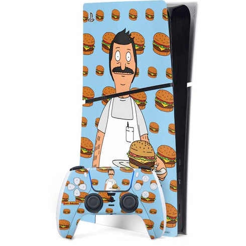 Bobs Burgers Burger of the Day PS5 Slim Digital Edition Bundle Skin