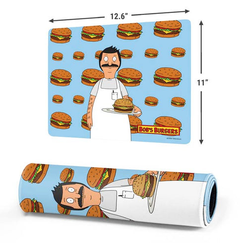 Bobs Burgers Burger of the Day Gaming Mouse Pad