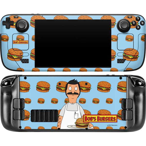 Bobs Burgers Burger of the Day Steam Deck Handheld Gaming Computer OLED Skin
