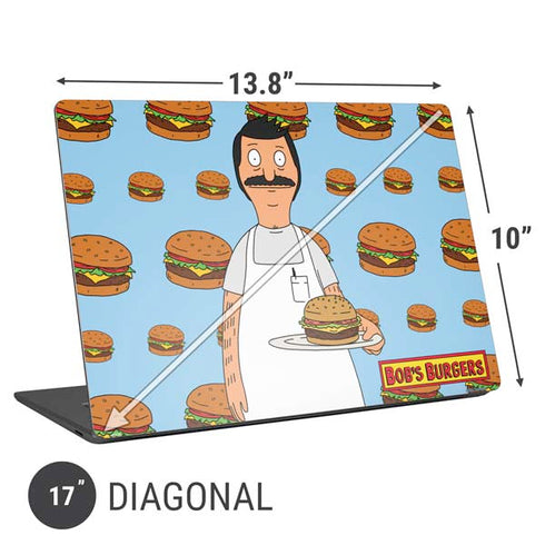Bobs Burgers Burger of the Day Universal Laptop 17in (13.8 x 10in) Skin
