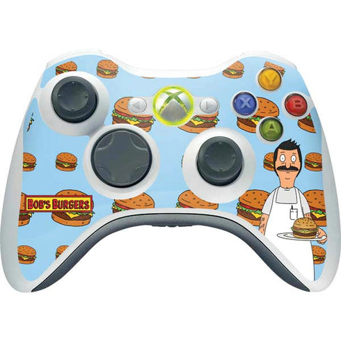 Bobs Burgers Burger of the Day Xbox 360 Wireless Controller Skin