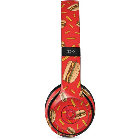 Burgers and Fries Beats Solo 3 Wireless Skin