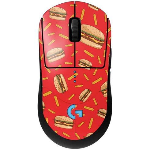Burgers and Fries G Pro Wireless Gaming Mouse Skin