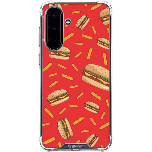 Burgers and Fries Galaxy A36 5G Clear Case