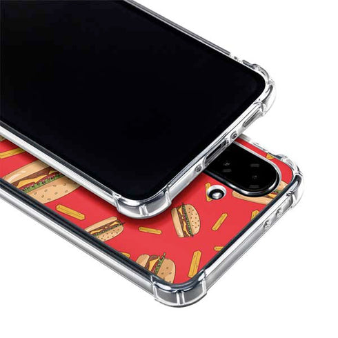 Burgers and Fries Galaxy A36 5G Clear Case