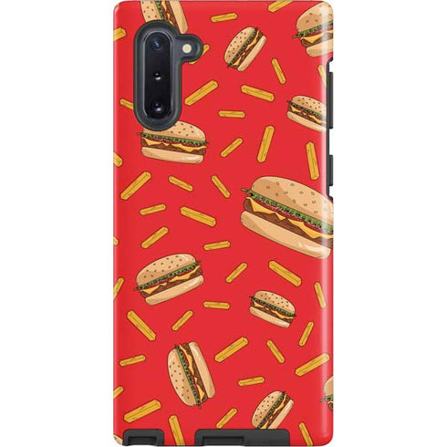 Burgers and Fries Galaxy Cases