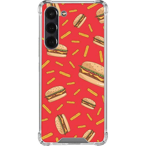 Burgers and Fries Galaxy S24 FE Clear Case